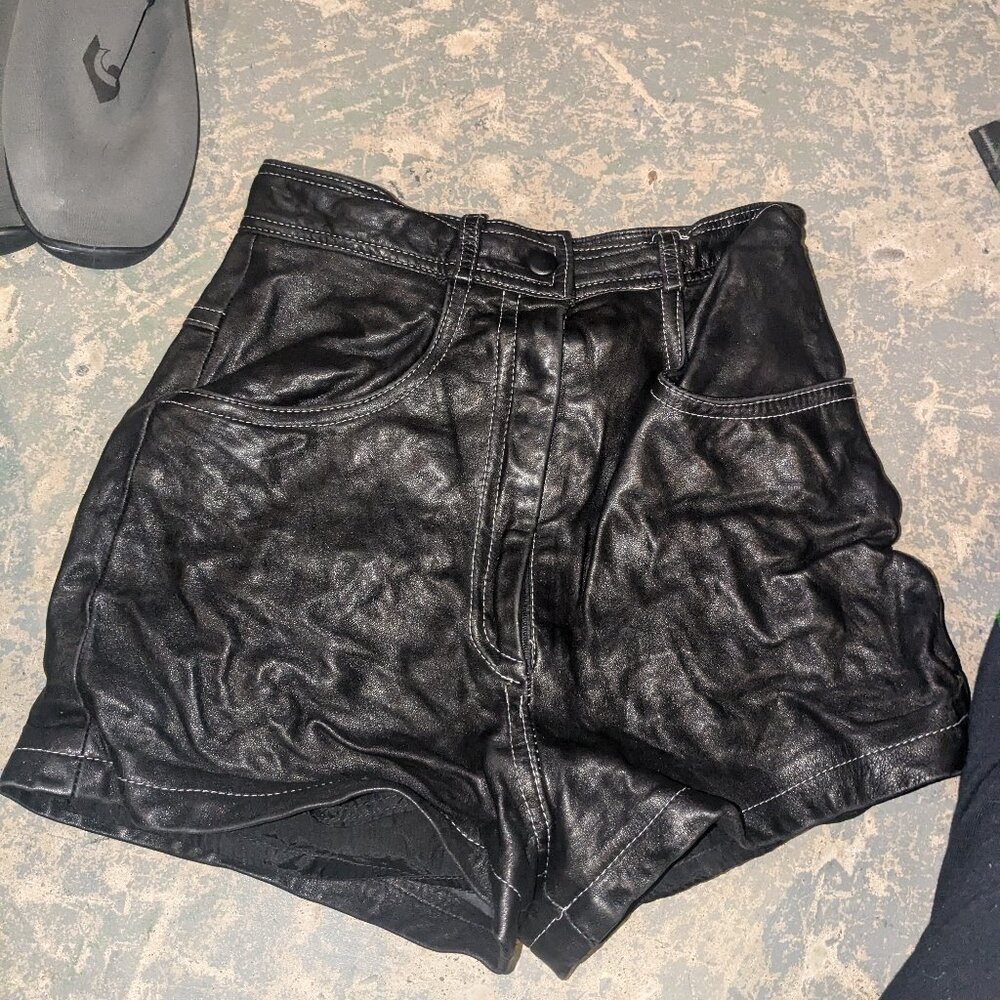Danier leather shorts